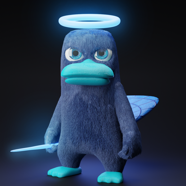 An image of #008 Blue Fairy Platypus