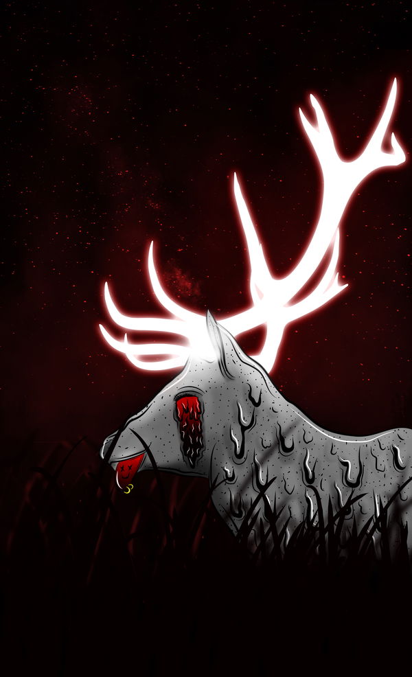 Image of The red reindeer