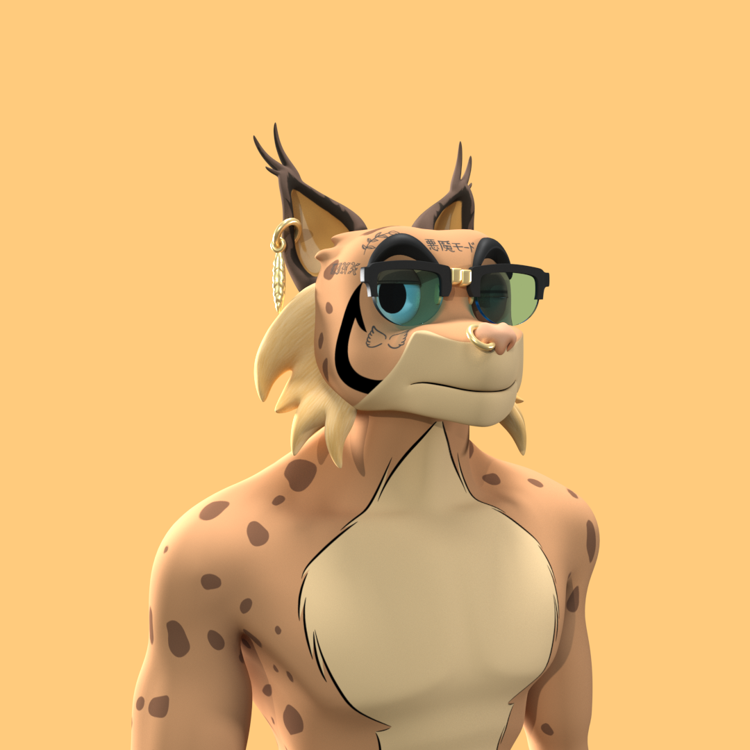3D Lynx #336 NFT on Algorand