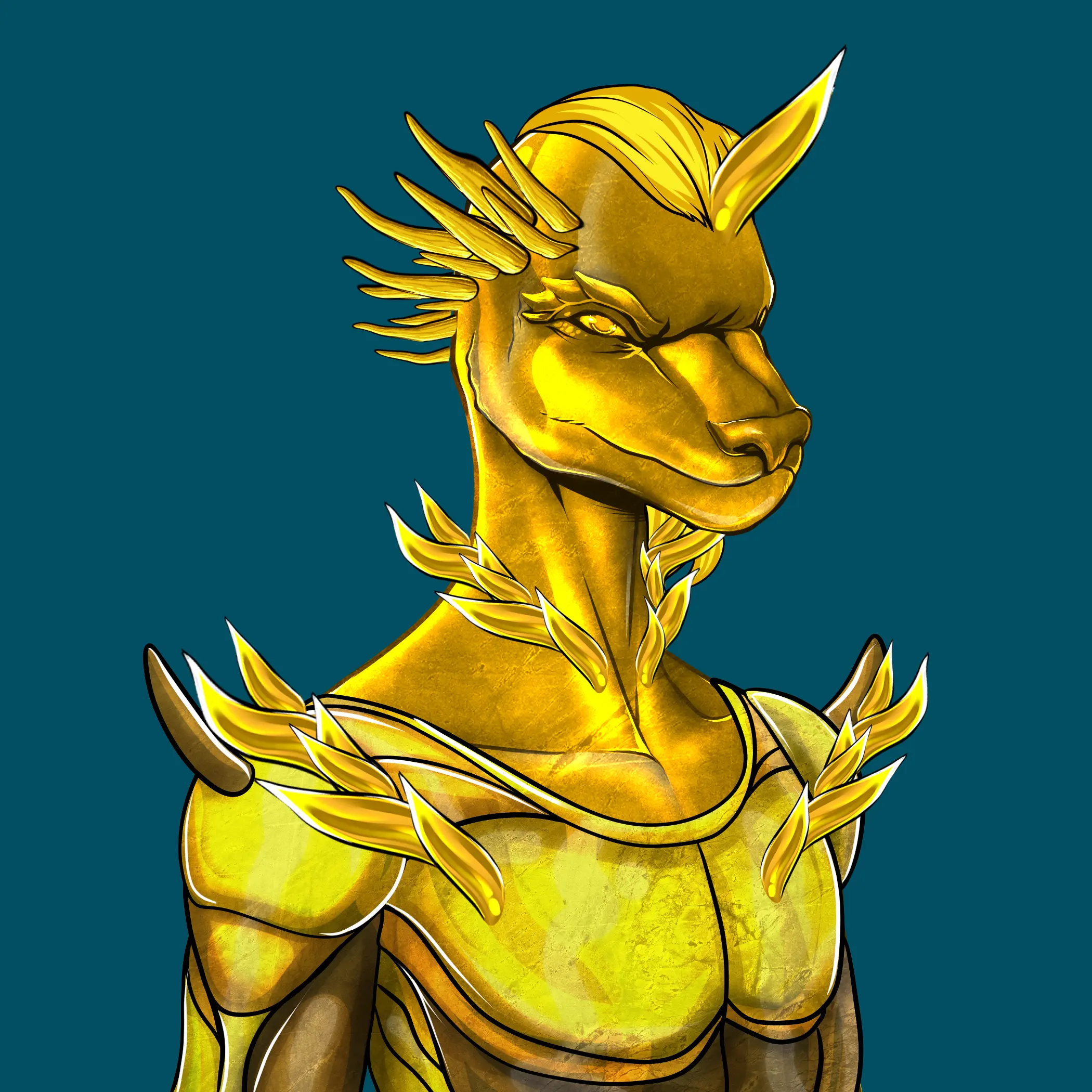 Image of AL-DRAGON 1st GOLD#019