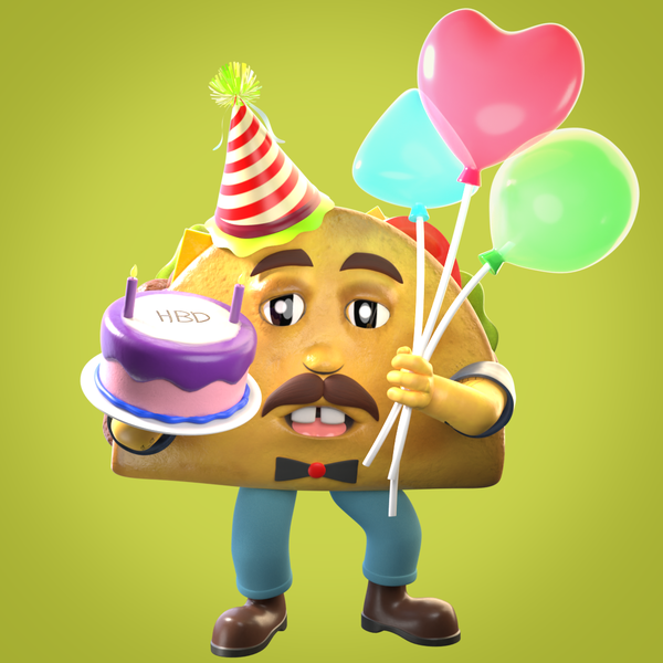 Image of 3D Celebration TacoCoin #2 v2