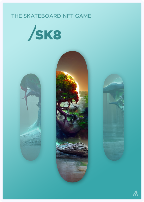 Image of SK8 Deck #014