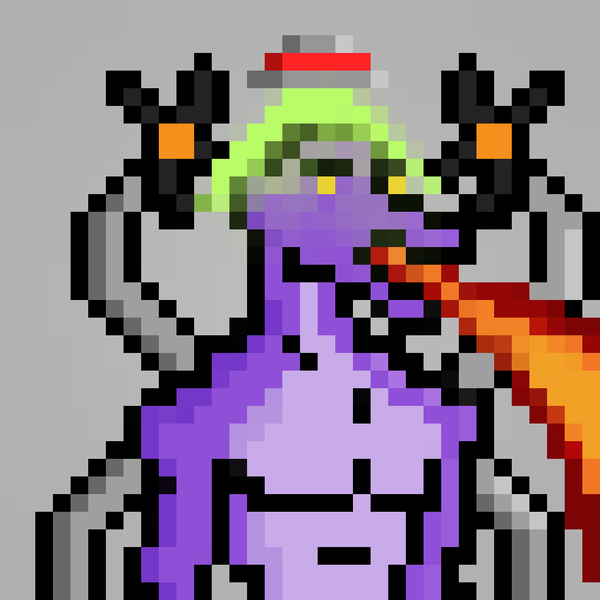 An image of Pixel Dragon: #005