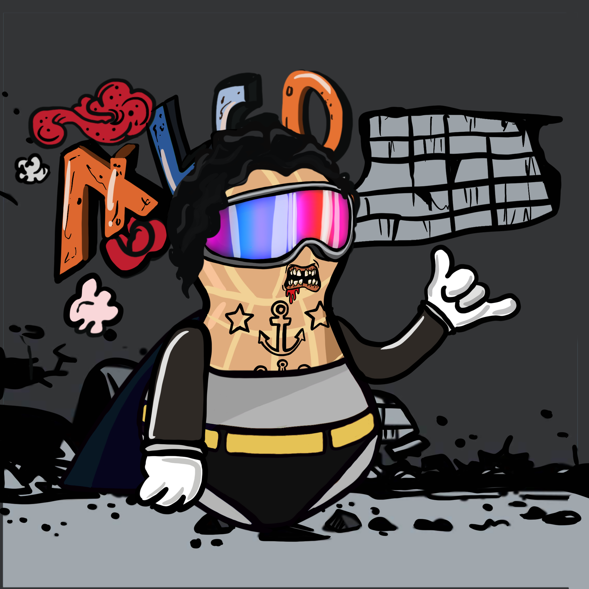 Dope Peanut Society #683 NFT on Algorand