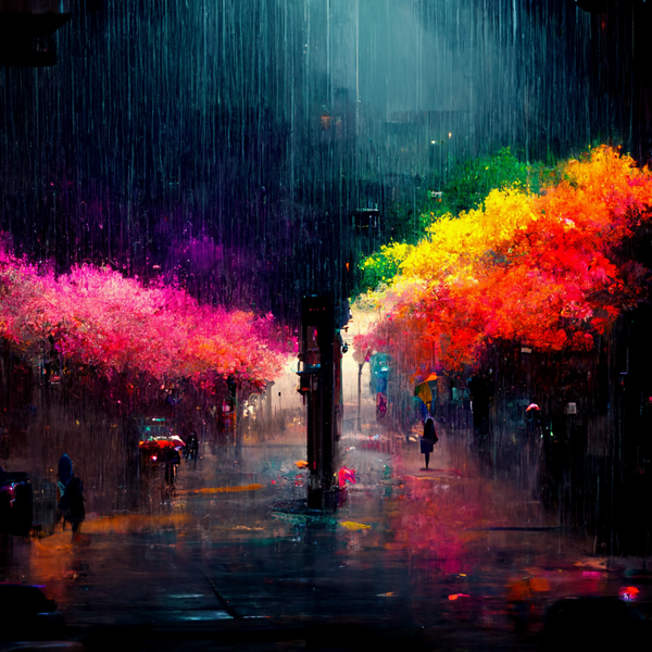 An image of Colorful Rain V2 #4