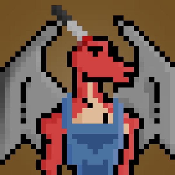 Image of Pixel Dragon: #043