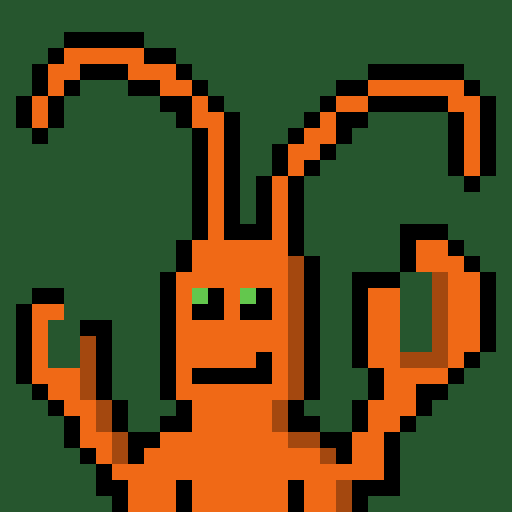 An image of Pixel Lobster #7