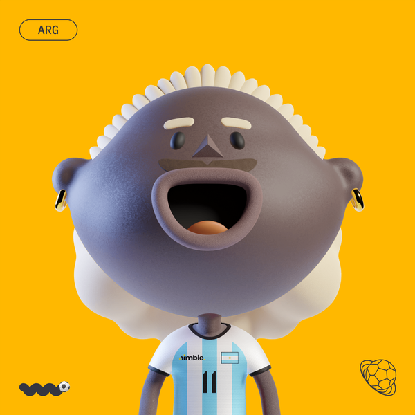 Image of WOBL FAN ARG 11