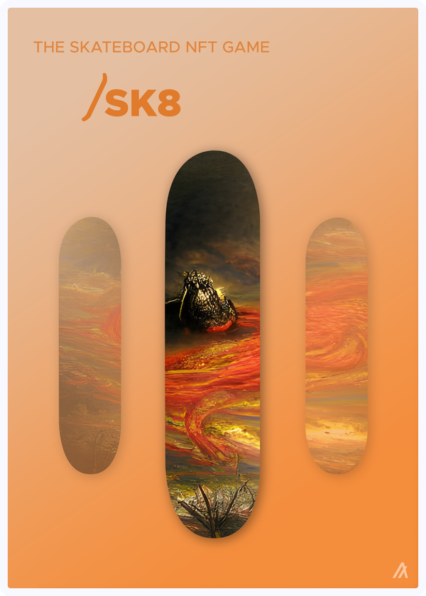 Image of SK8 Deck #051