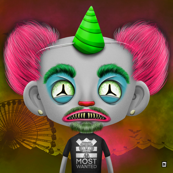 An image of Little Monsters - Clown #7