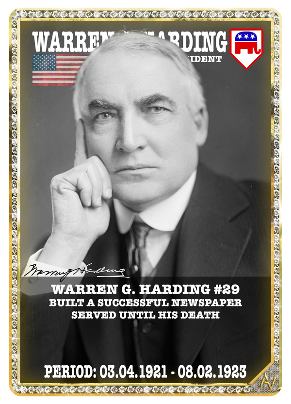 Image of AVP D29 - Warren G. Harding