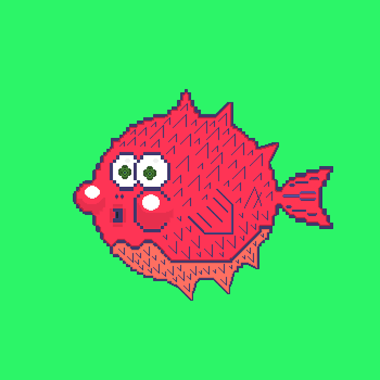 Image of Fugu #4 - Akai