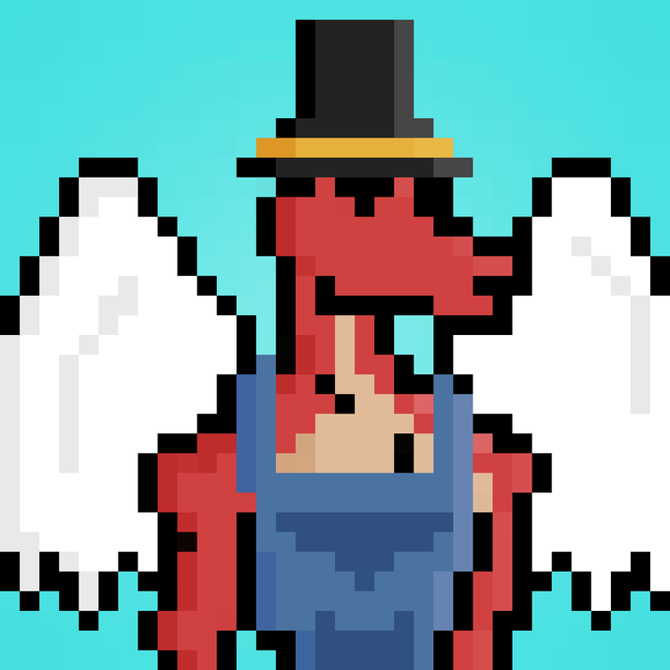 Image of Pixel Dragon: #003