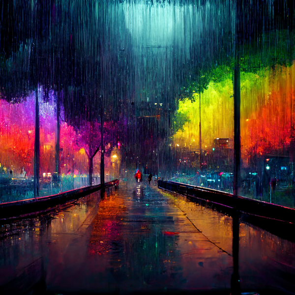 An image of Colorful Rain V2 #1