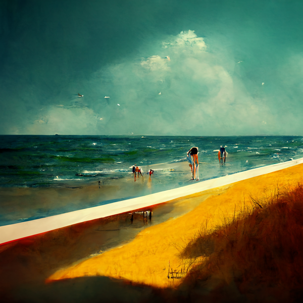 Image of July at the Beach