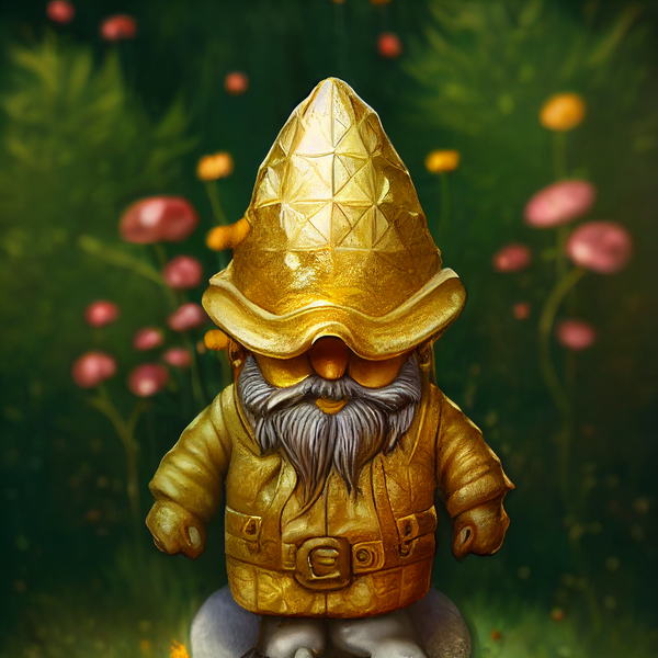 An image of Golden Garden Gnome