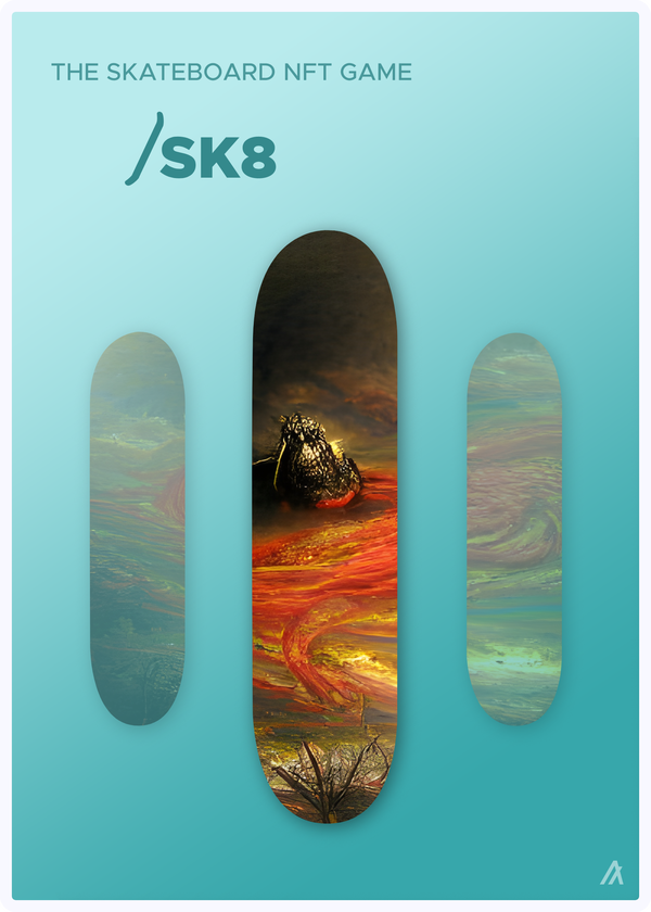 Image of SK8 Deck #054