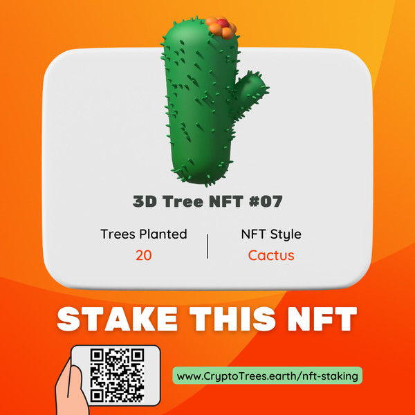 An image of 3D Tree NFT #07 - CryptoTrees