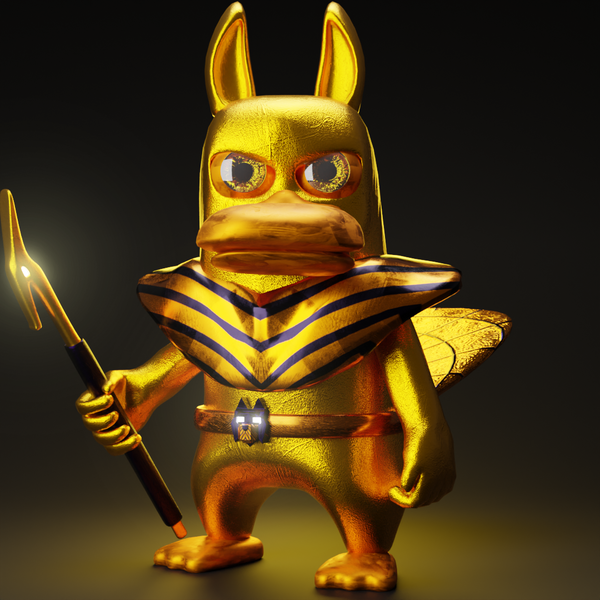 An image of #005 Ancient Golden Pharoh Platypus