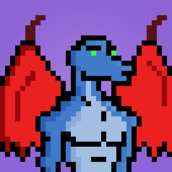 Image of Pixel Dragon: #038