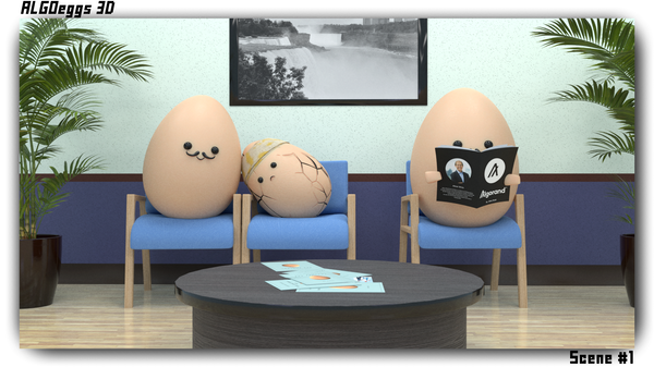 An image of ALGOegg 3D Scene #01