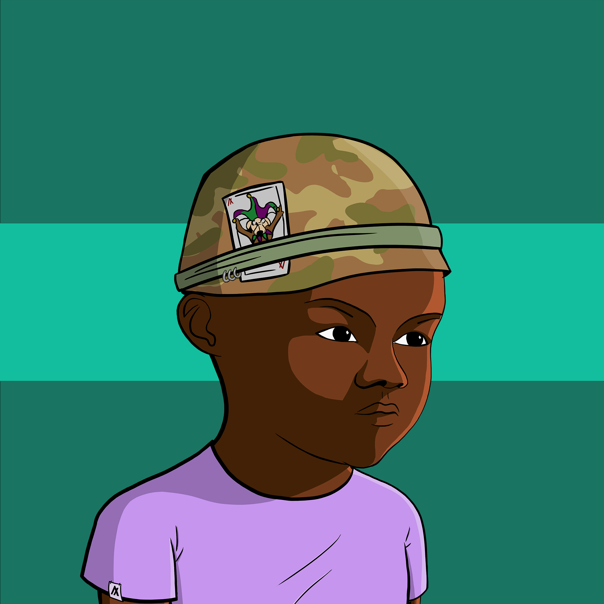 Bald Head #1458 NFT on Algorand