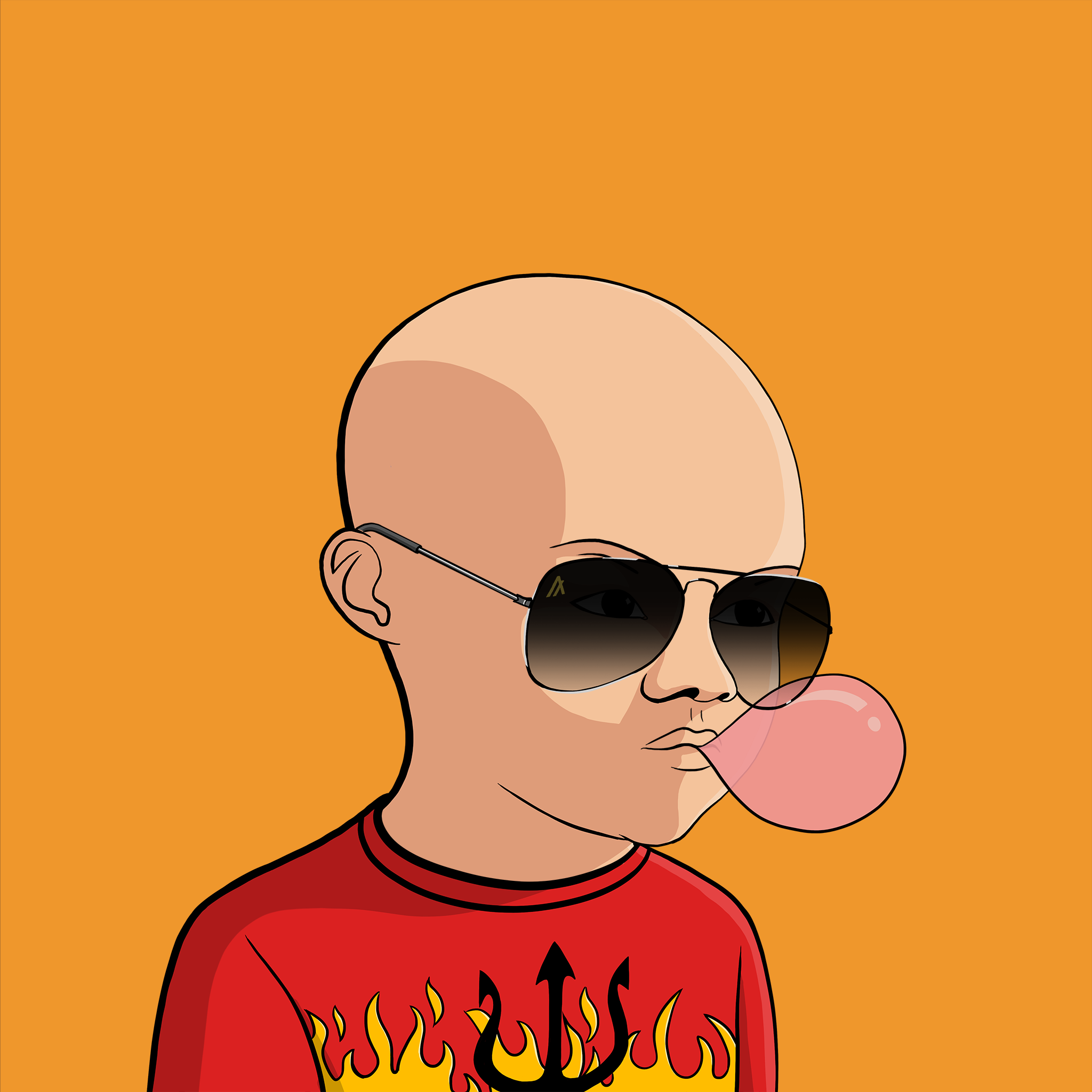 Bald Head #1465 NFT on Algorand