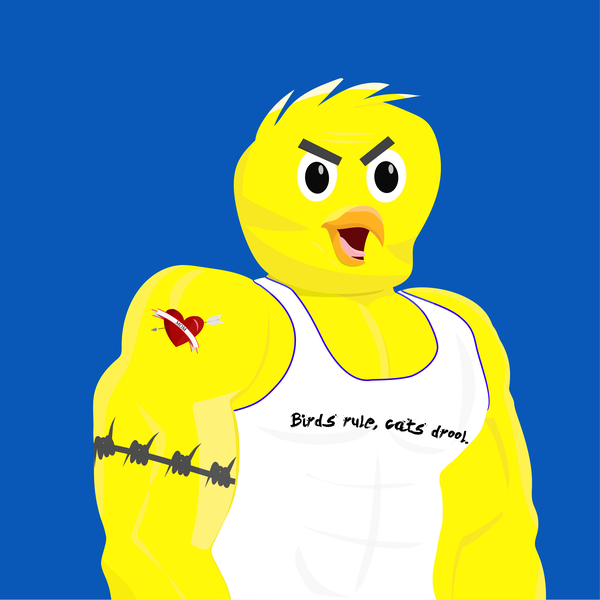 An image of Buff Birb 014