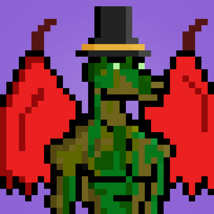 Image of Pixel Dragon: #011