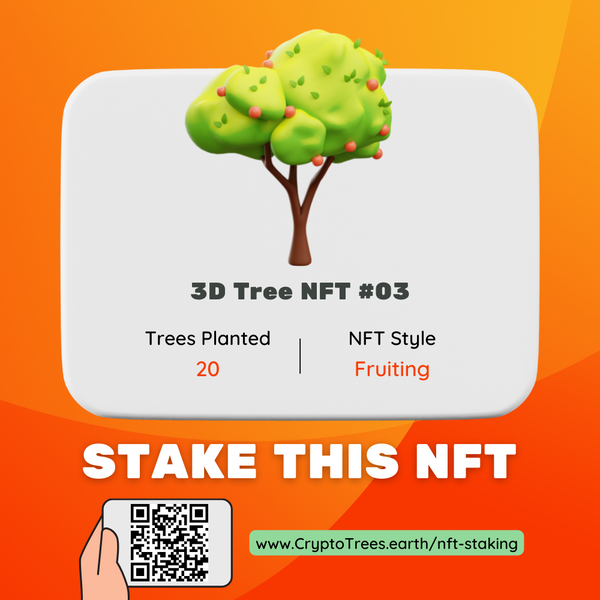 An image of 3D Tree NFT #03 - CryptoTrees