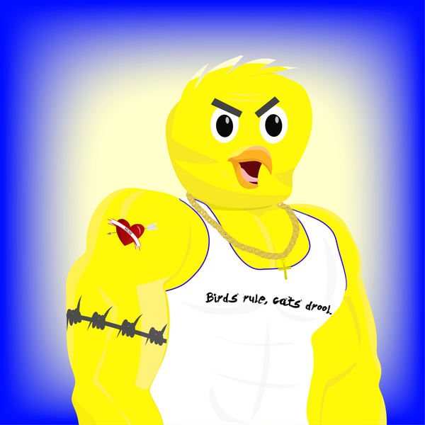 An image of Buff Birb 015