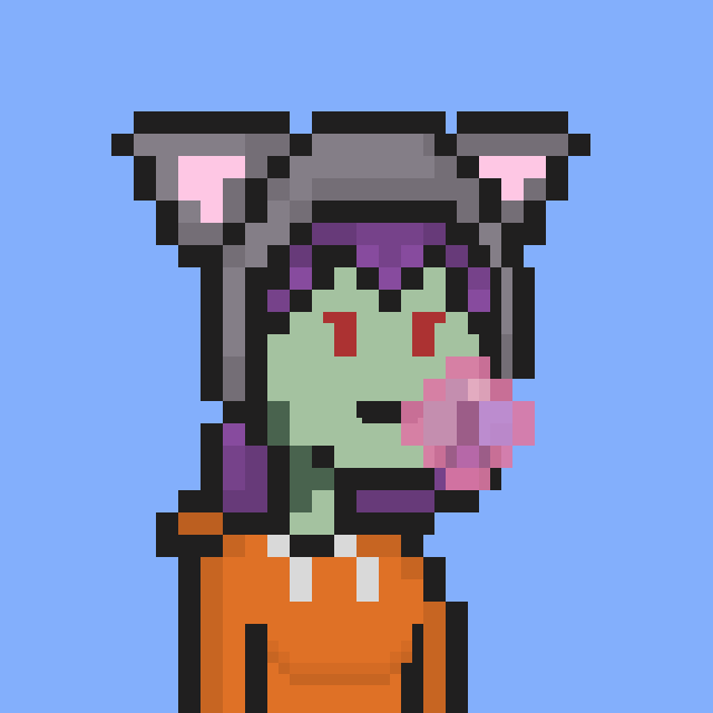 Pixel Gal #196 NFT on Algorand