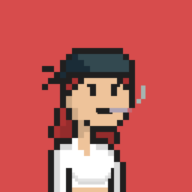 Pixel Gal #372 NFT on Algorand