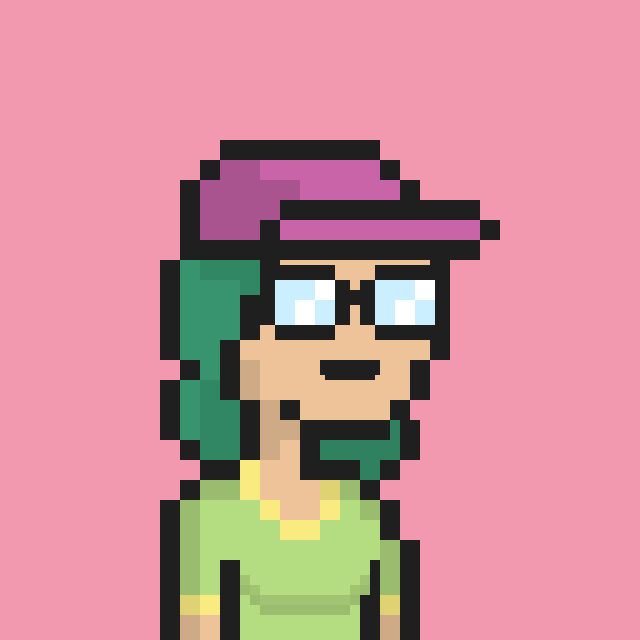 Pixel Gal #394 NFT on Algorand