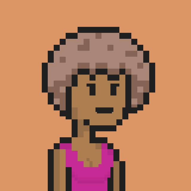 Pixel Gal #428 NFT on Algorand