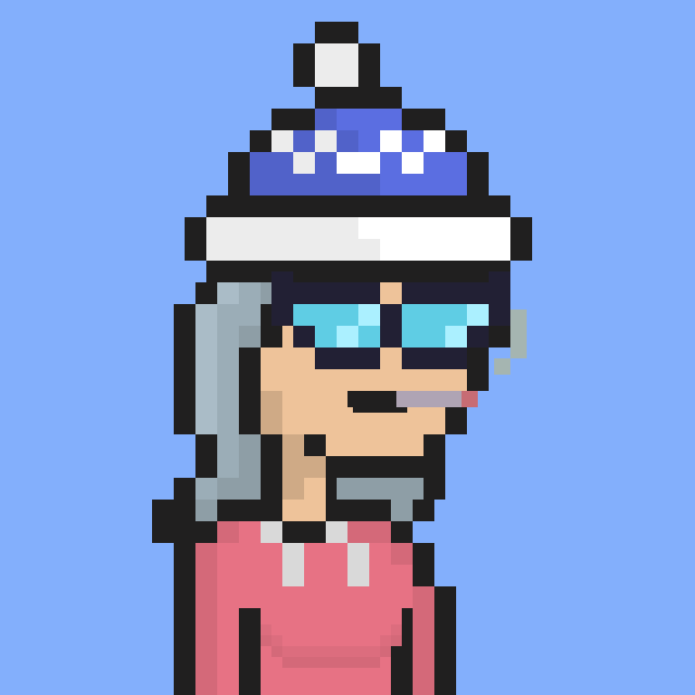 Pixel Gal #483 NFT on Algorand