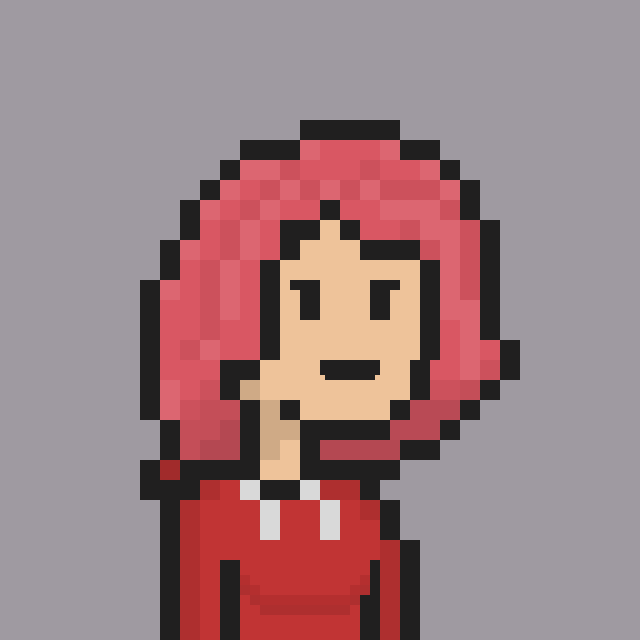 Pixel Gal #606 NFT on Algorand