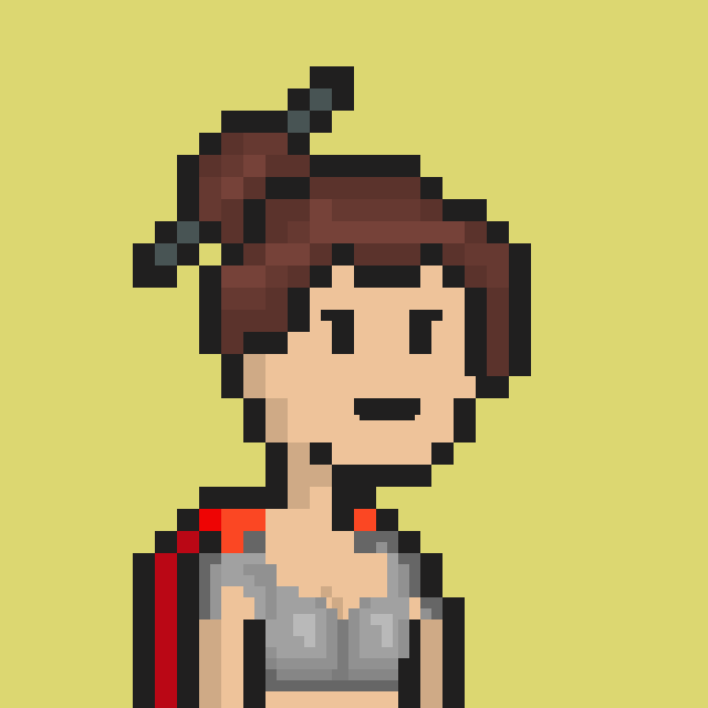 Pixel Gal #608 NFT on Algorand