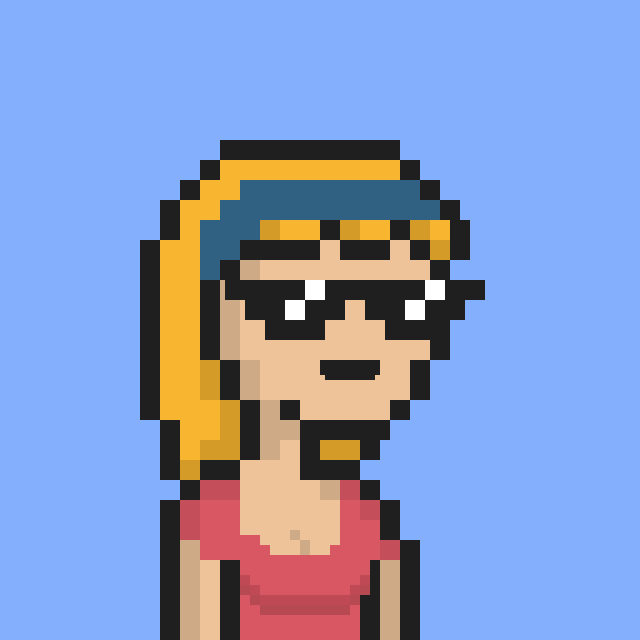Pixel Gal #677 NFT on Algorand