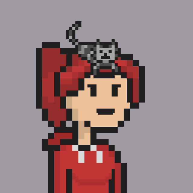 Pixel Gal #693 NFT on Algorand