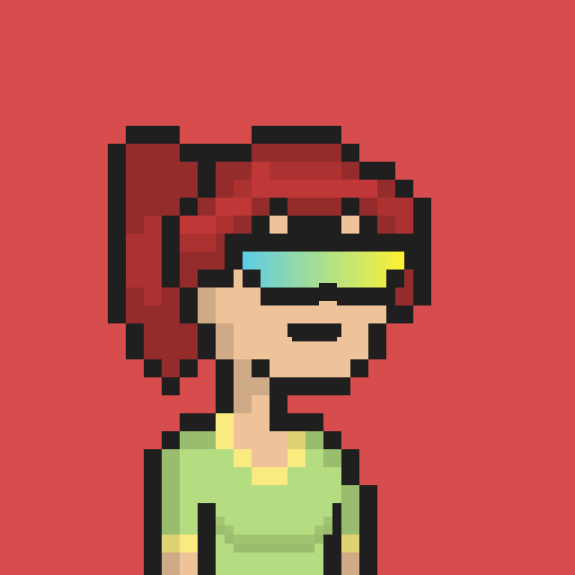Pixel Gal #72 NFT on Algorand