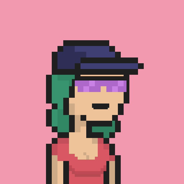 Pixel Gal #895 NFT on Algorand