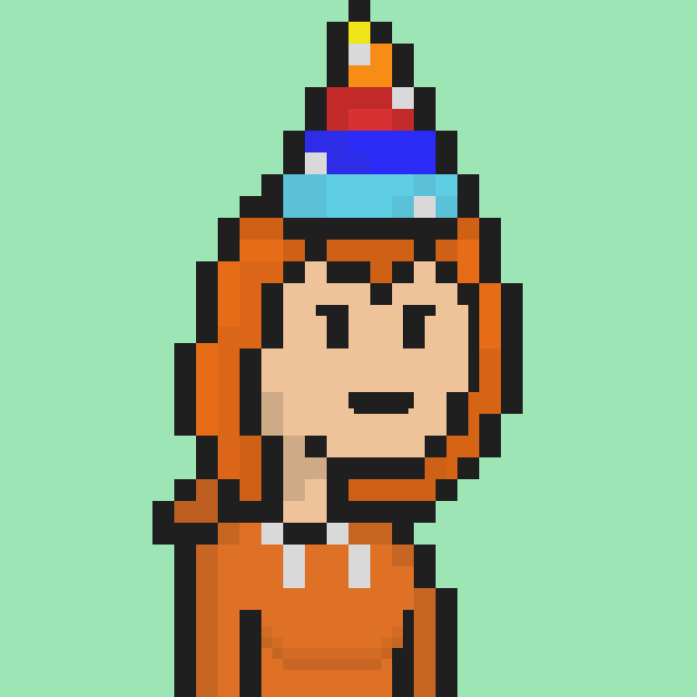 Pixel Gal #943 NFT on Algorand