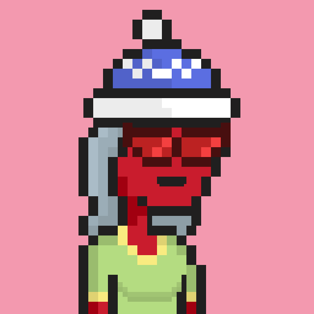 Pixel Gal #974 NFT on Algorand