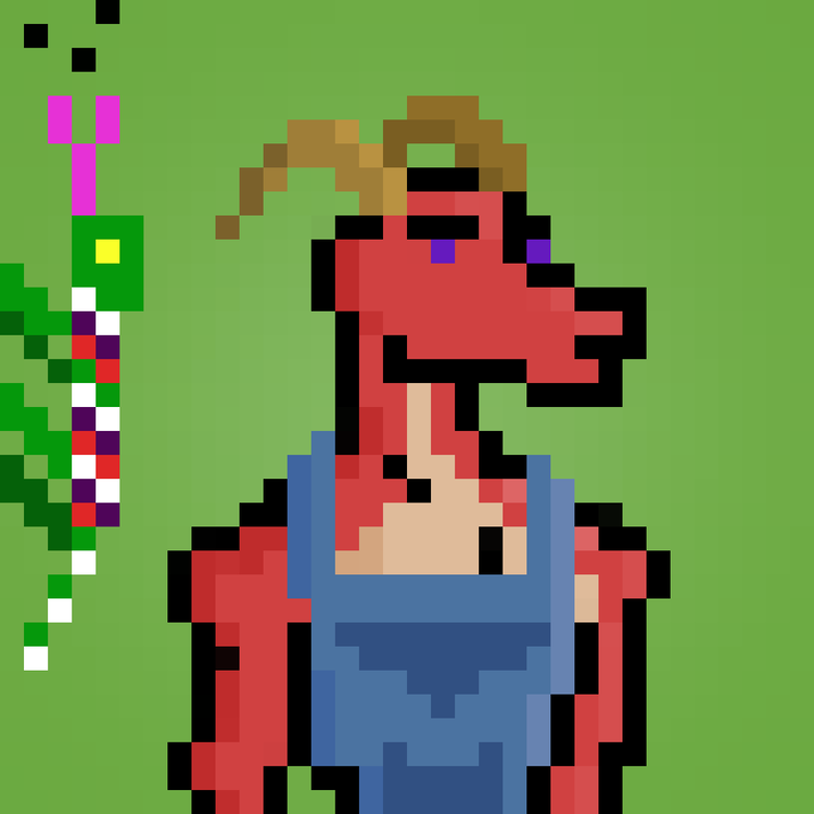 Image of Pixel Dragon: #017