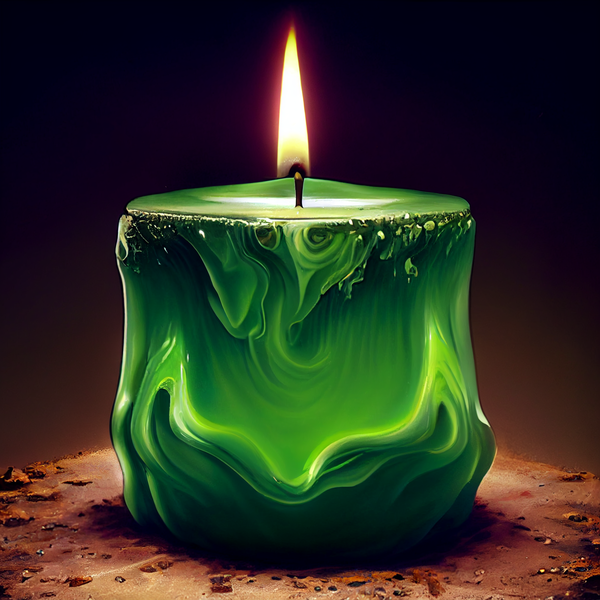 Image of Green Candle