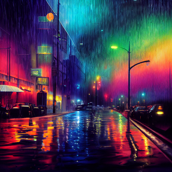 An image of Colorful Rain V2 #44