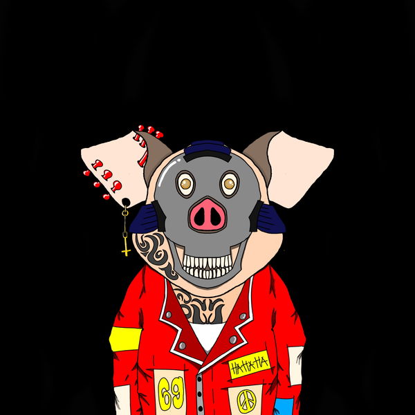 An image of ADDICT PIG #019 - COLLAB RAGEDSTR