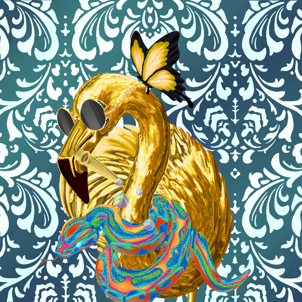 ReallyRichFlamingo #181 NFT on Algorand