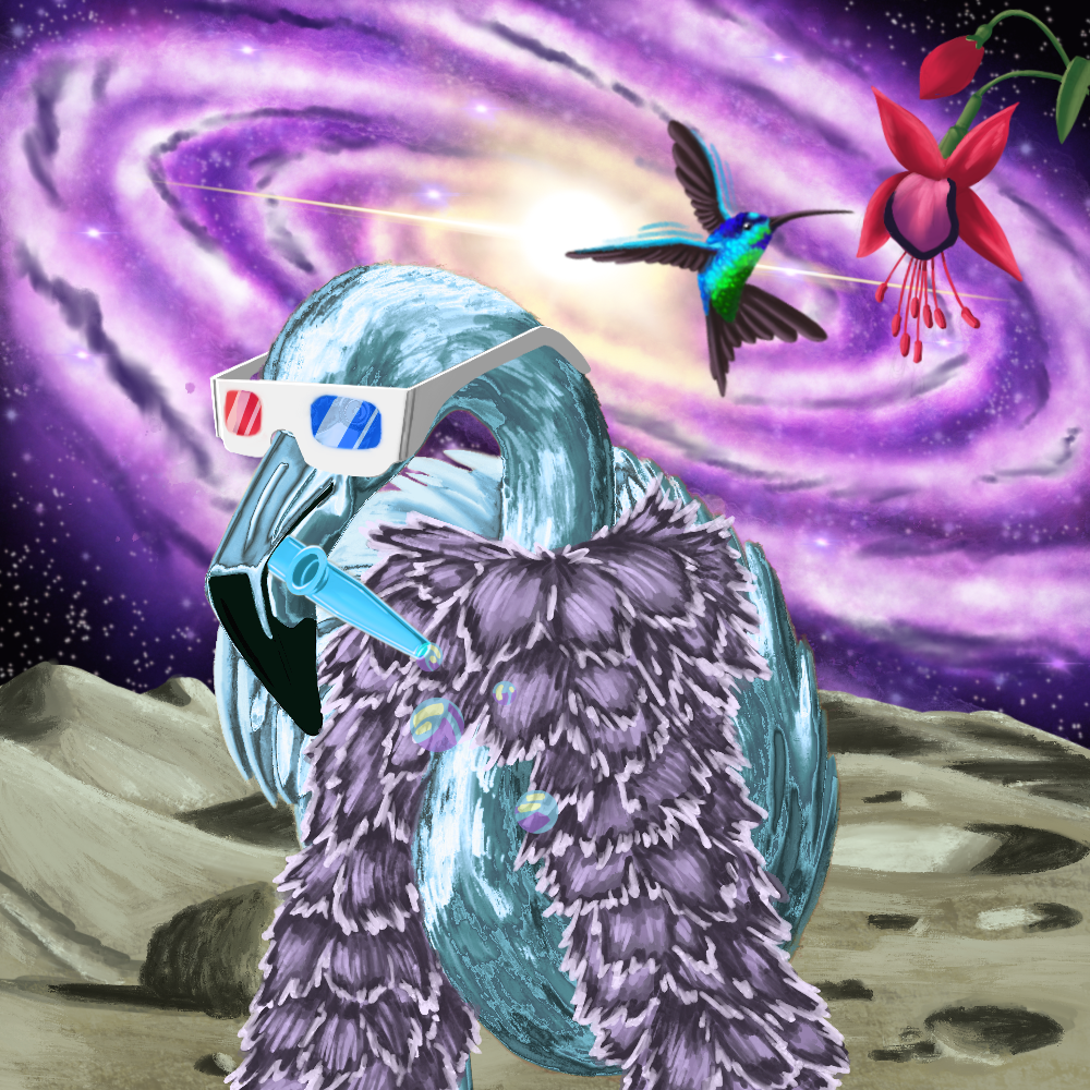 ReallyRichFlamingo #221 NFT on Algorand